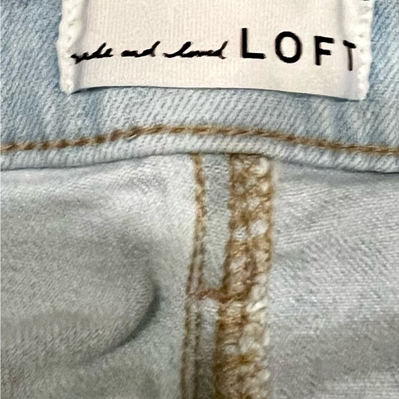 EUC-LOFT 30/10 GIRLFRIEND JEANS, LIGHT WASHED - Picture 2 of 4
